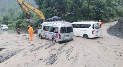 बिपी राजमार्गमा राति १० घण्टा यातायात सञ्चालनमा रोक