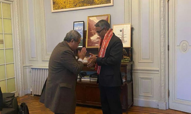 बेलायतका नव नियुक्त राजदुत घिमिरेलाई गोर्खा पेन्सन पिडित समूहले गर्यो स्वागत तथा अभिनन्दन