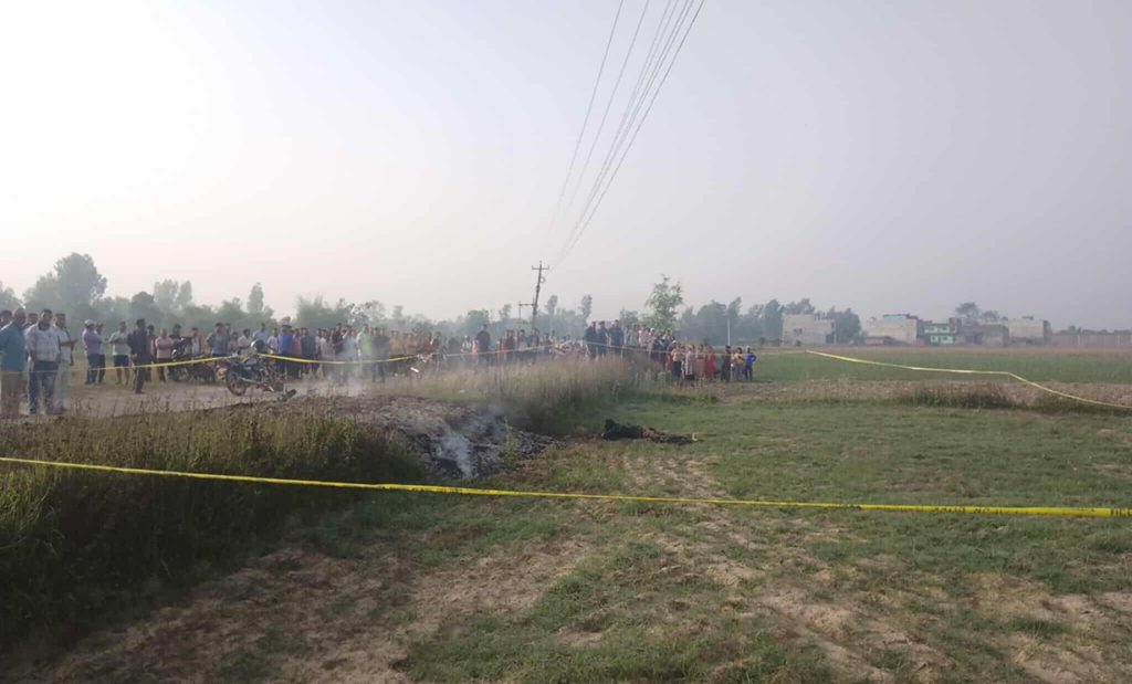 बेलौरीमा जलेको अवस्थामा भेटिएकाे शवको पहिचान, हत्या भएको आशंका