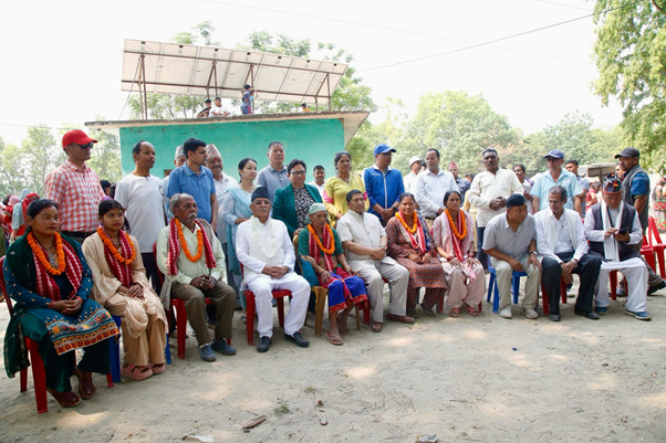 सहिदका सपना पूरा गर्ने अध्यक्ष दाहालको प्रतिबद्धता