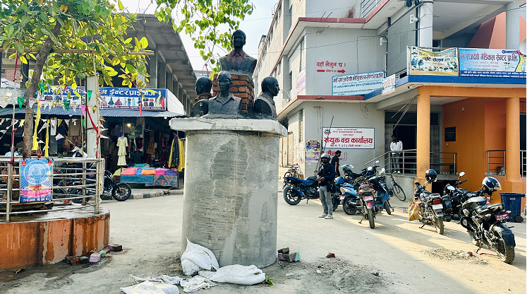 लहान चोकको सहिद स्मारक स्थानान्तरण गरियो