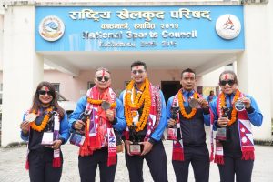 नेपाललाई पदक दिलाउने शारीरिक सुगठन टोलीलाई राखेपको स्वागत