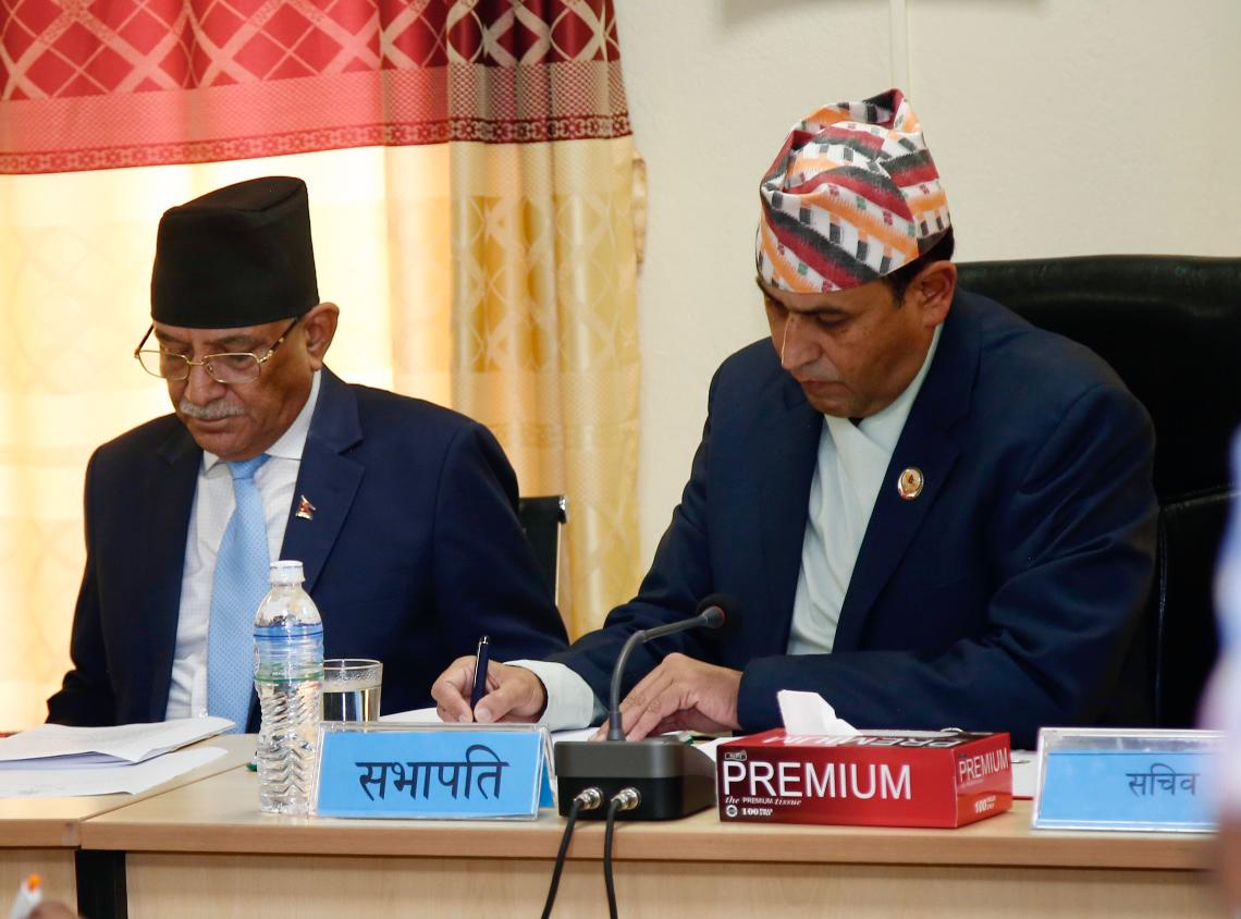 संसदीय समितिमा सर्वसम्मत पारित भएका विधेयकमाथि छेडखानी नहोस् : अध्यक्ष प्रचण्ड