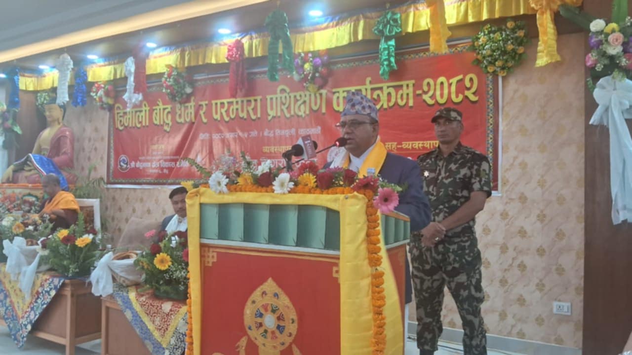 धार्मिक पर्यटन प्रवर्द्धनमा  पर्यटनमन्त्री पाण्डेको जोड