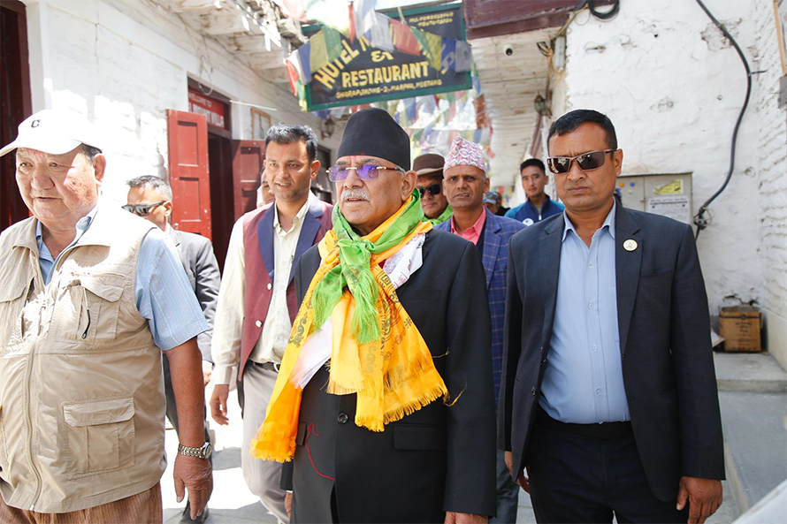 कोरला नाकामा पूर्वाधार निर्माण गर्ने नेपाल–चीन सहमति कार्यान्वन हुँदै जानेछ : अध्यक्ष प्रचण्ड