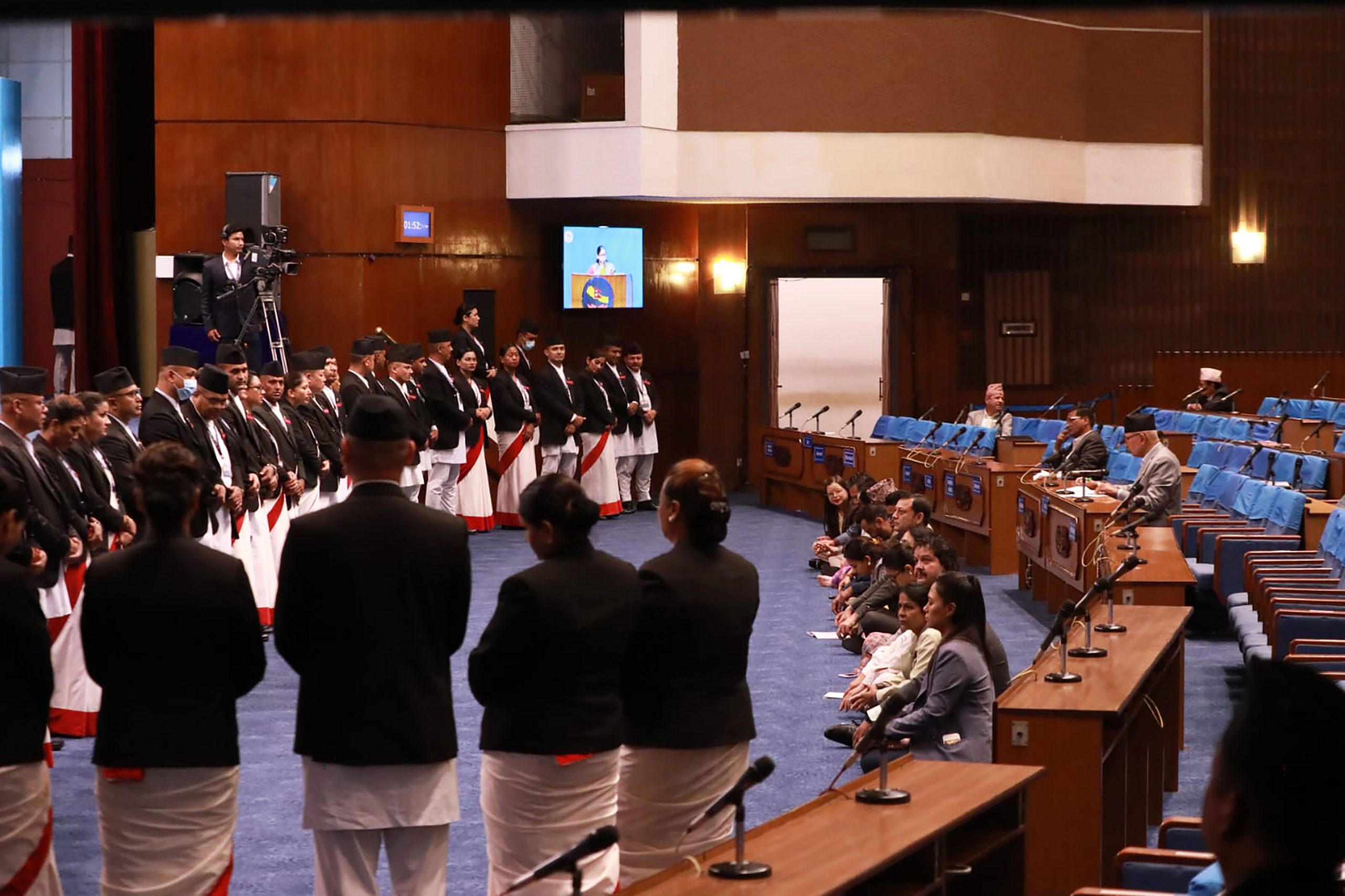 रास्वपाको नाराबाजीका बीच विनियोजन विधेयक सर्वसम्मतिले स्वीकृत