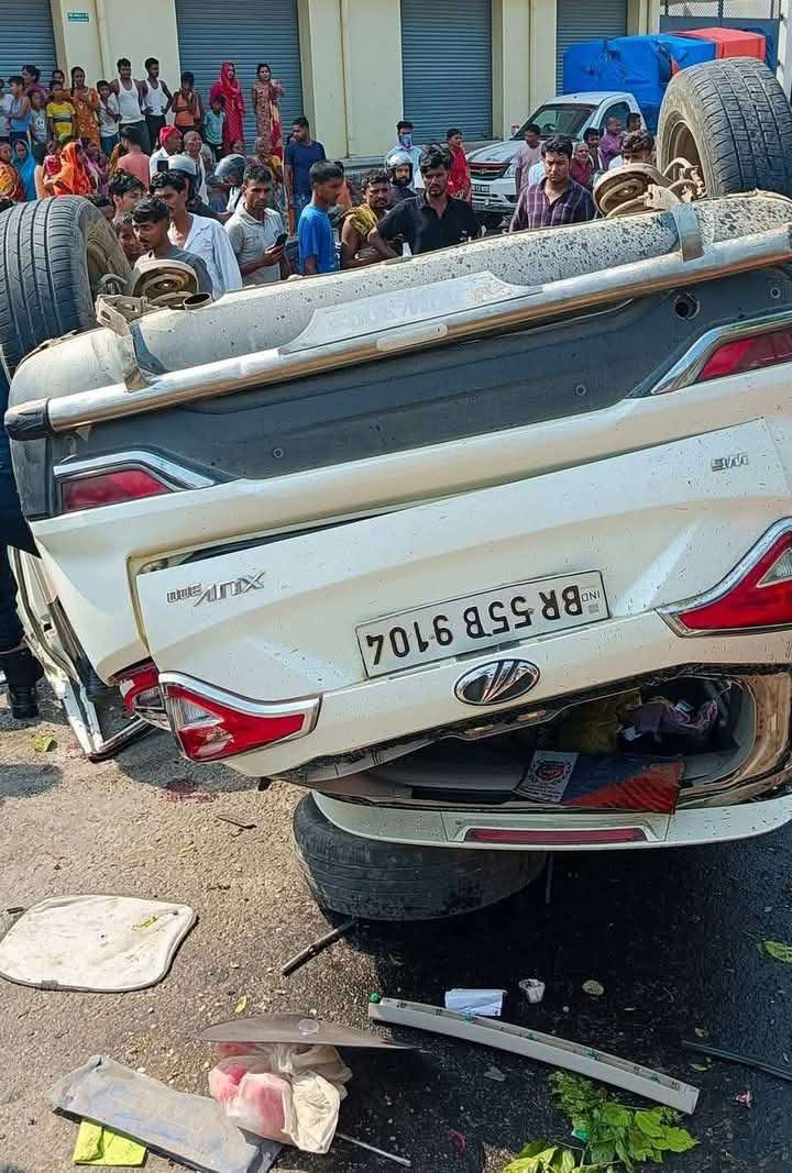 पर्सामा कार दुर्घटनामा परी एकको मृत्यु, तीन घाइते