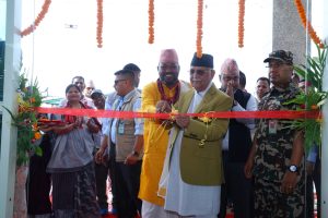 प्रधानमन्त्रीबाट जीवन विकास सामुदायिक अस्पताल उद्घाटन