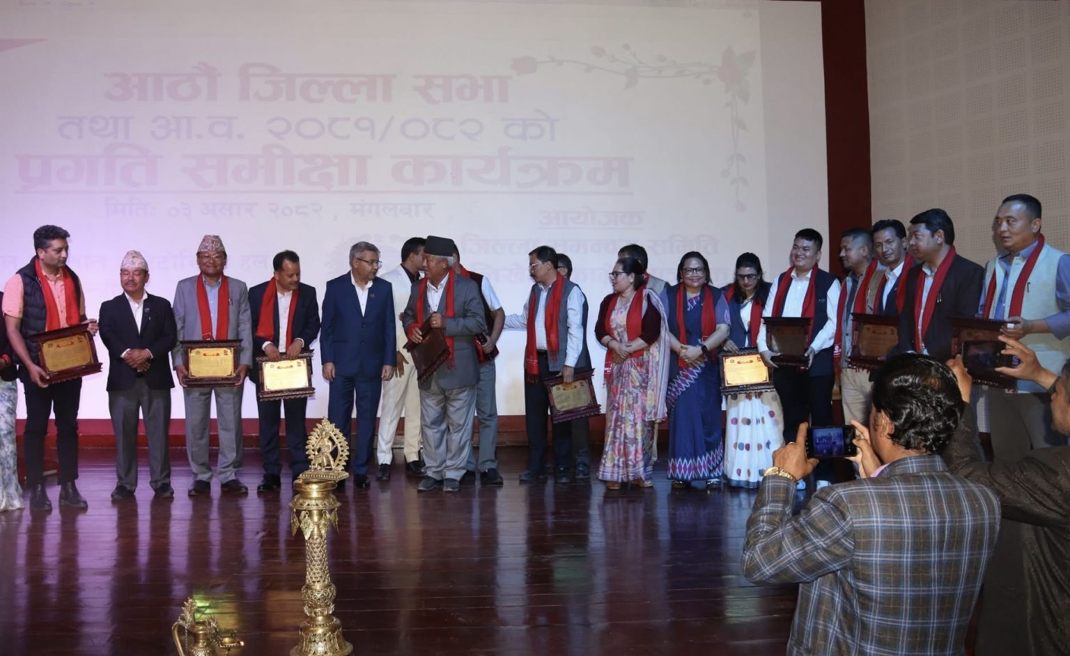 काभ्रेका १३ उत्कृष्ट स्थानीय तह सम्मानित