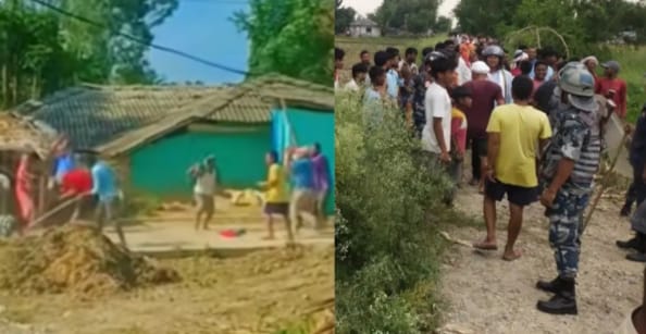 सर्लाहीको बरहथवामा प्रहरी र स्थानीयबीच झडप, प्रहरीसहित १० जना घाइते
