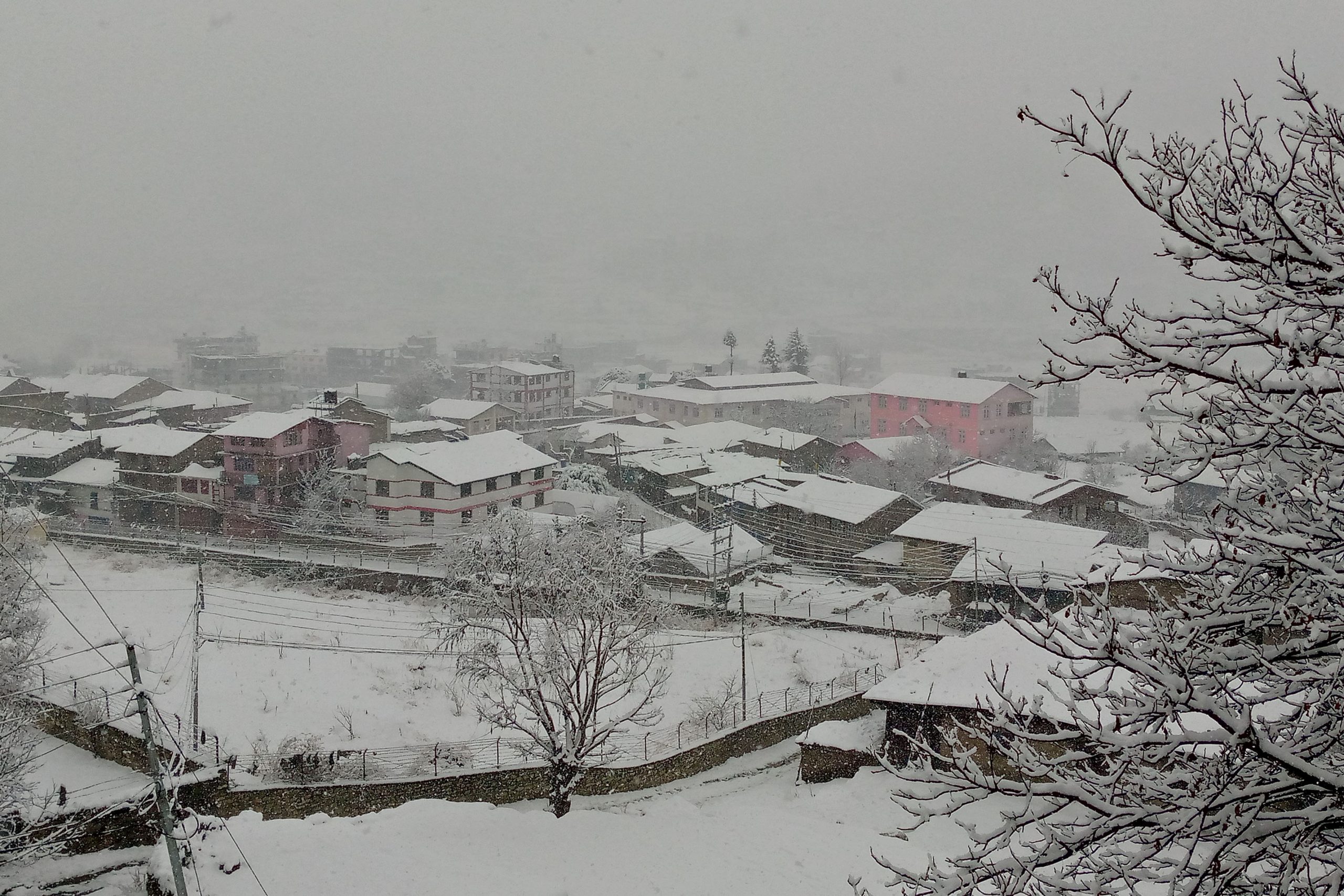 जुम्लाको न्यूनतम तापक्रम माइनसमा, जाडोले जनजीवन प्रभावित