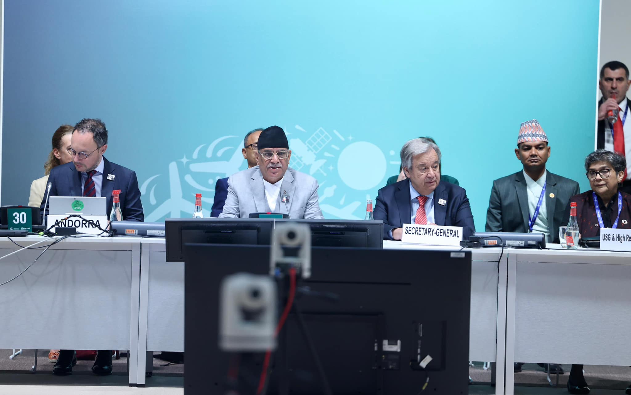 जलवायु परिवर्तनसम्बन्धी सम्मेलनमा नेपालको नेतृत्वमा हिमालका मुद्दाको चर्चा