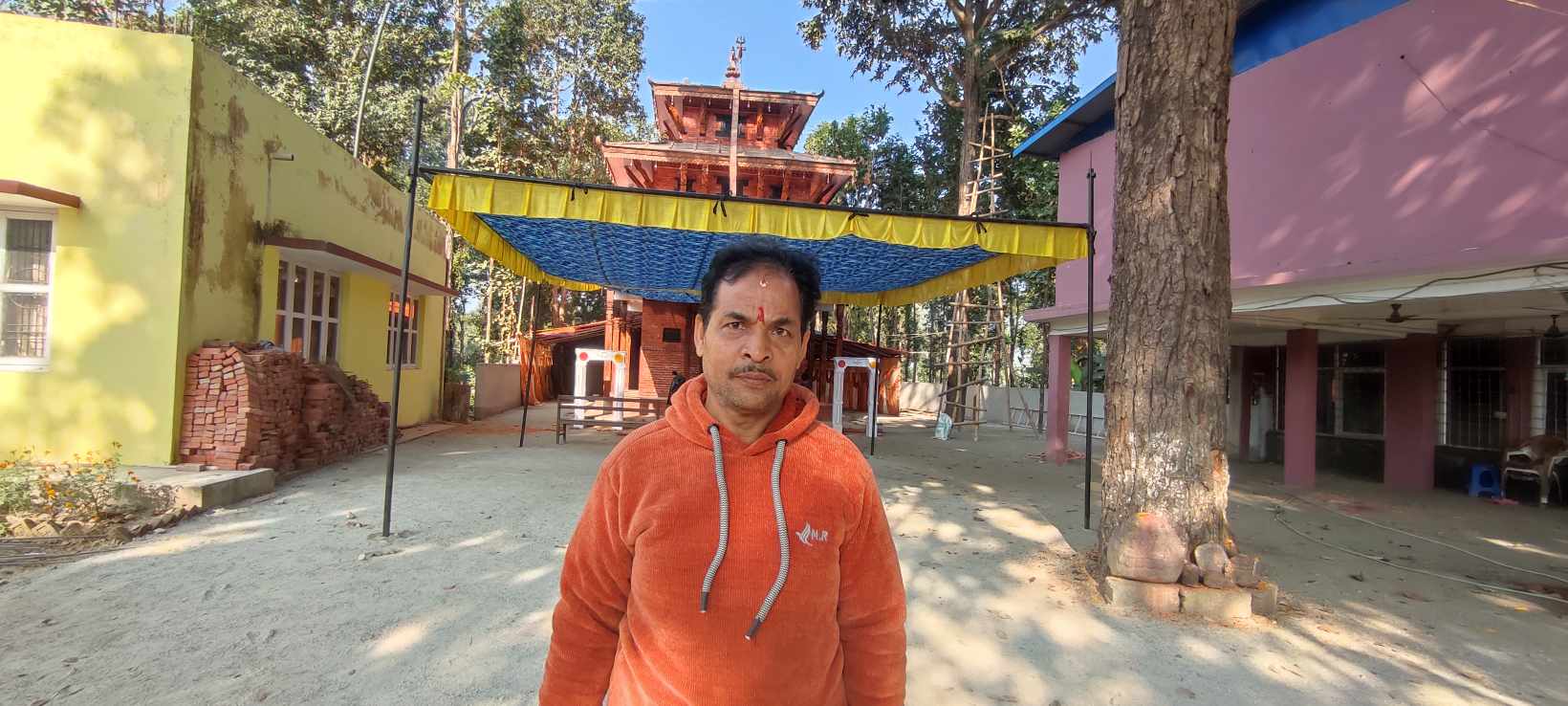 एक करोड ५० लाख निजी लगानीमा मन्दिर निर्माण
