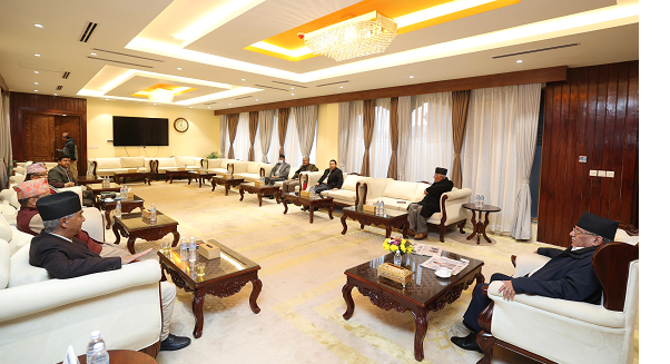 शीर्ष नेताबीच बालुवाटारमा छलफल जारी