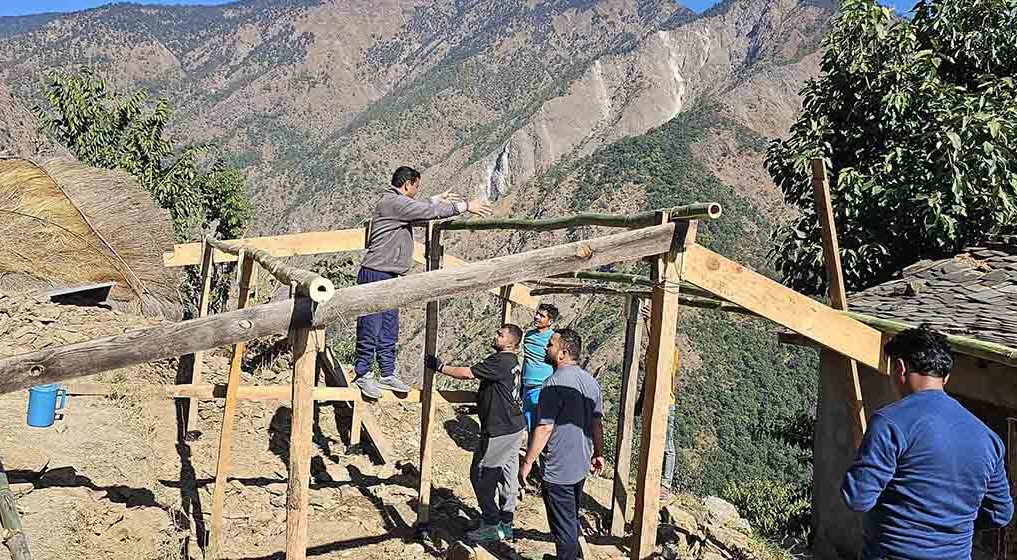 भूकम्पप्रभावित क्षेत्रमा साढे तीन हजार अस्थायी आवास निर्माण