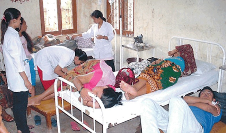 चिसोसँगै अस्पतालमा रुघाखोकी, ज्वरो र श्वासप्र्रश्वासका बिरामी बढ्दै