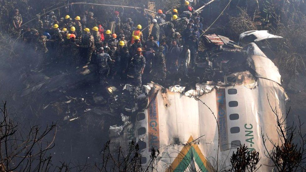 पोखरामा यति एयरलाइन्सको विमान मानवीय त्रुटीका कारण दुर्घटनाः प्रतिवेदन