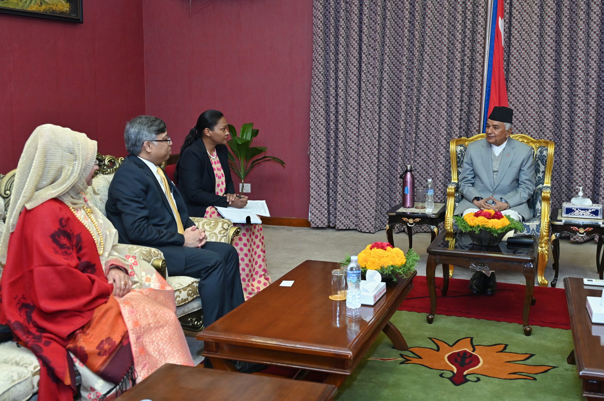 सार्कका महासचिव गोलामद्वारा राष्ट्रपतिसँग भेट