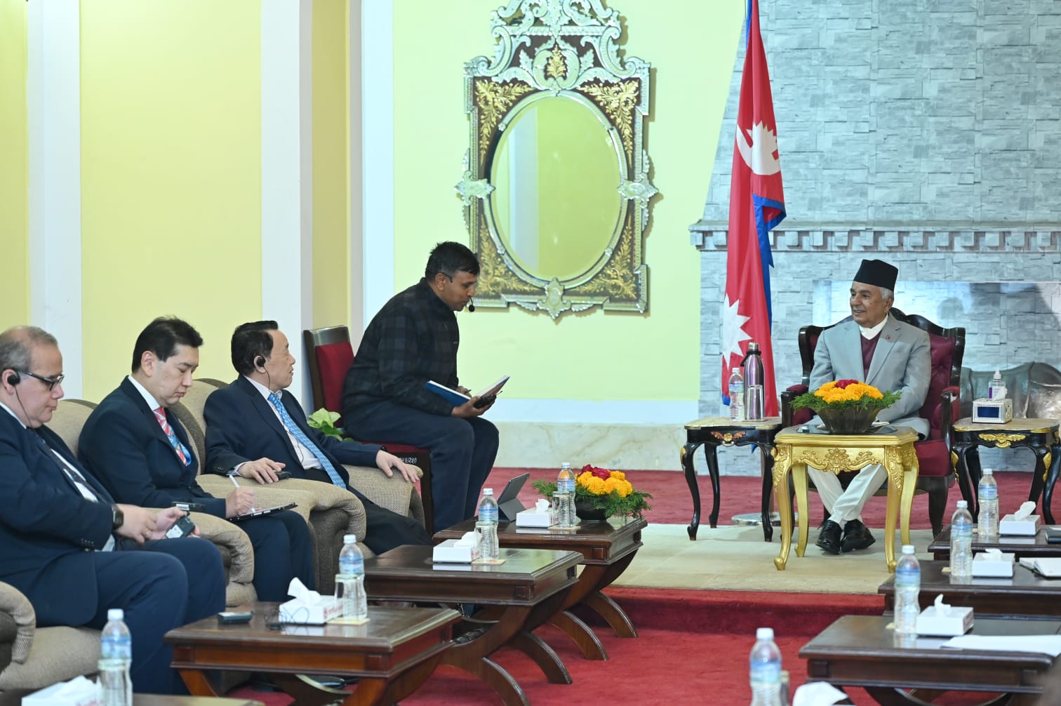 एफएओलाई नेपालको विशिष्ट जलवायु संवेदनशीलतालाई बुझ्न राष्ट्रपतिको आग्रह