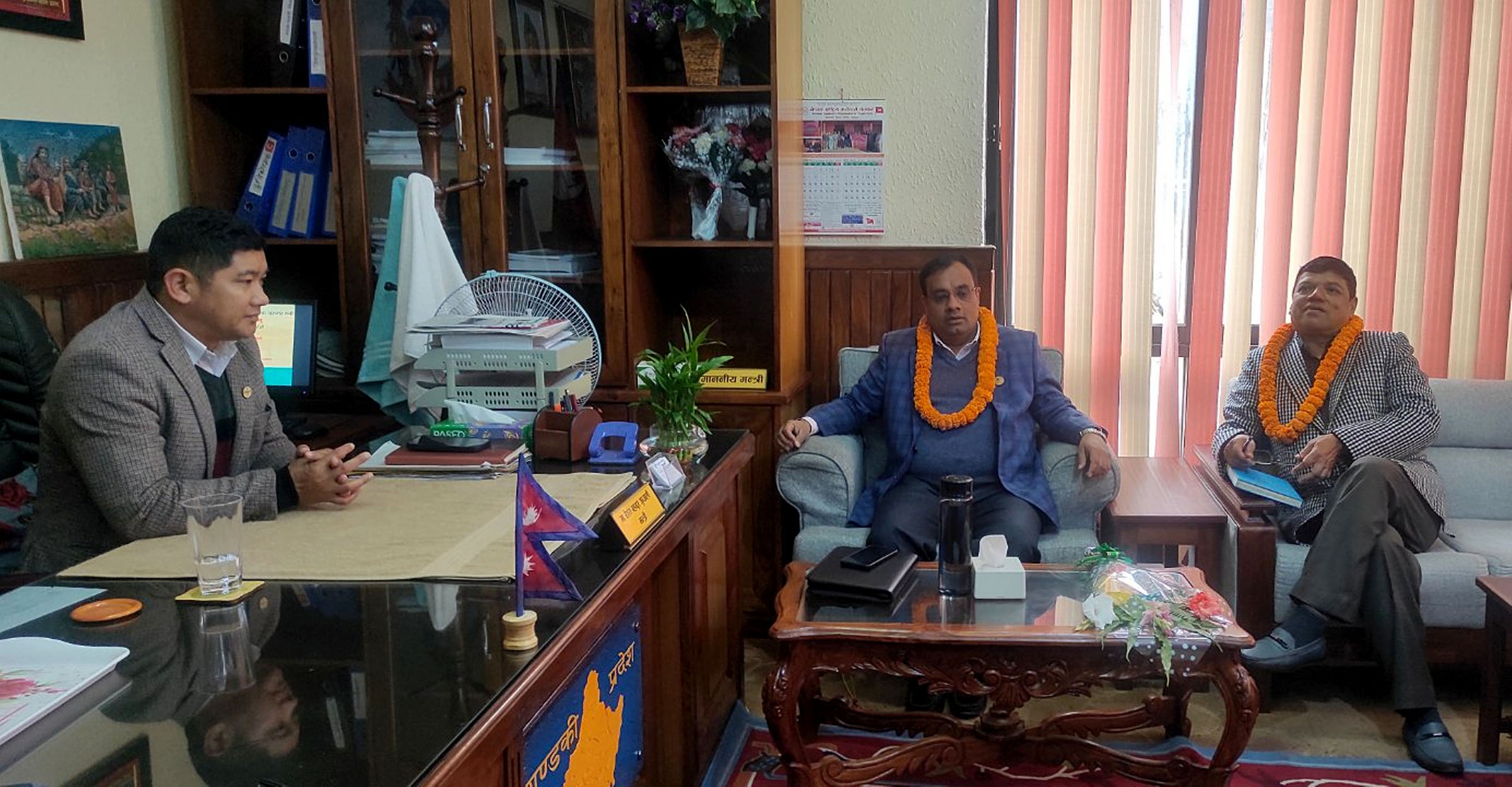 गण्डकी र बागमतीका यातायातमन्त्रीबीच छलफल