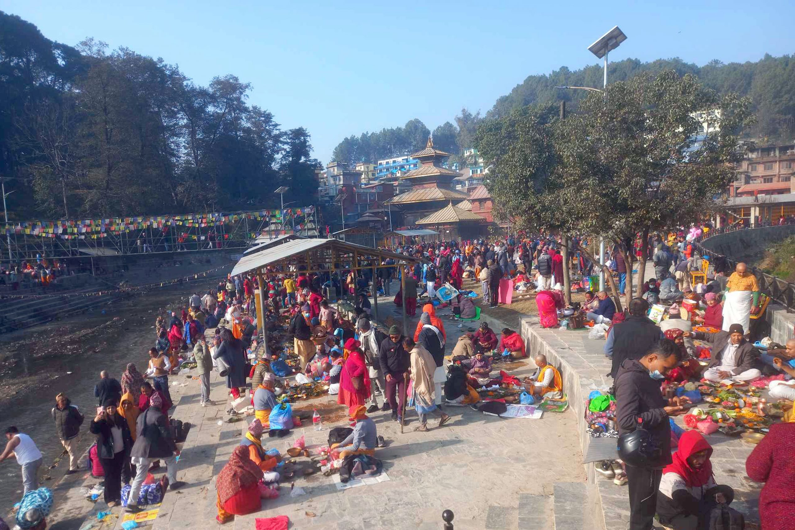 उत्तरगयामा पितृको उद्धारका निम्ति श्राद्ध गर्नेको घुइँचो