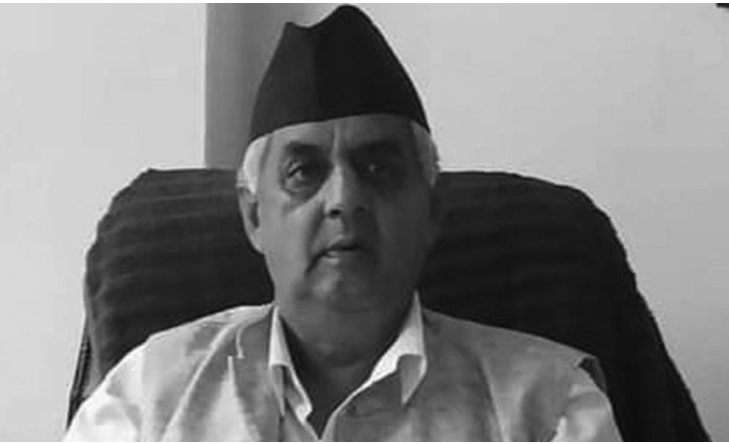 बसको ठक्करबाट पूर्वमन्त्री पौडेलको निधन