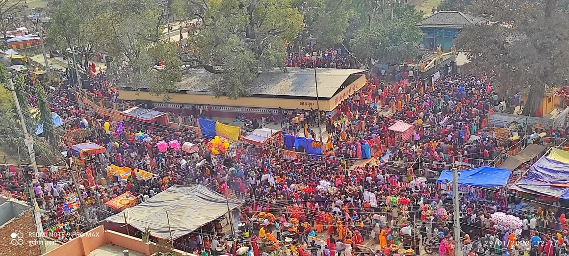 प्रसिद्ध धार्मिकस्थल धनुषाधाममा एकमहिने मकर मेला सुरु