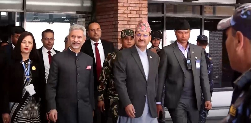 भारतीय विदेशमन्त्री जयशंकर काठमाडौँमा (भिडियोसहित)