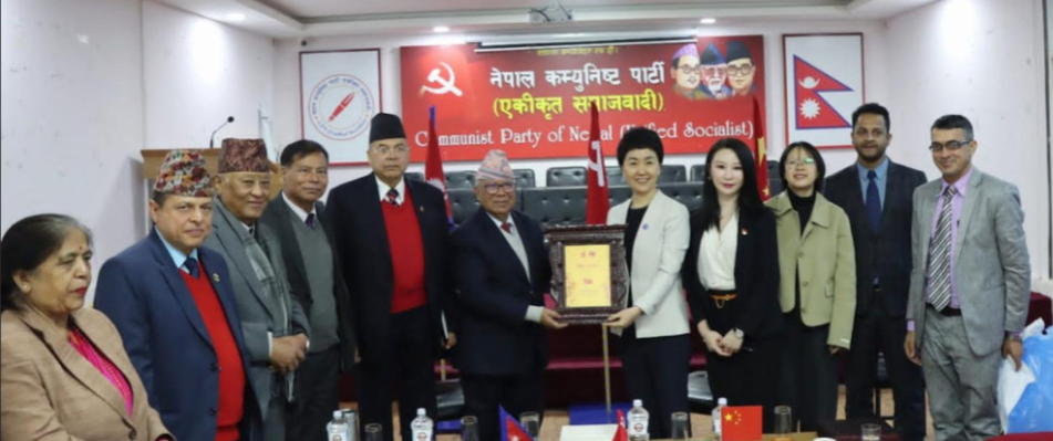 अध्यक्ष नेपालसँग उपमन्त्री हेयानको शिष्टाचार भेट