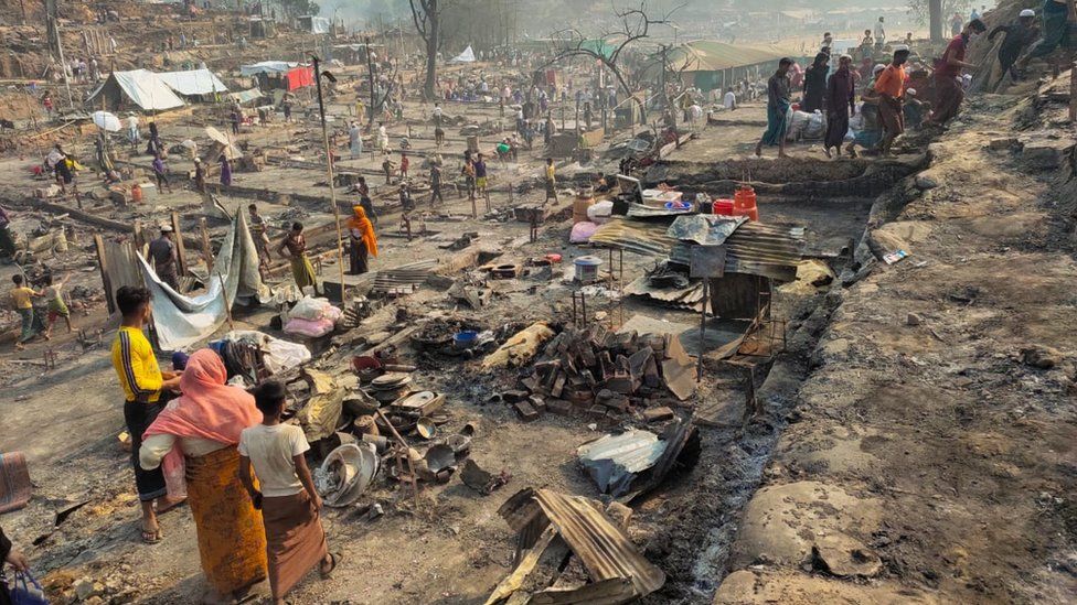 रोहिङ्ग्या शरणार्थीको खाद्यान्न सहायता आधा घटाइने