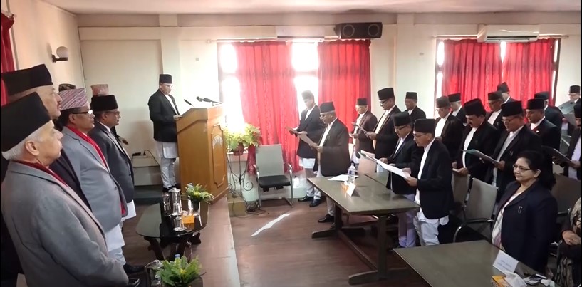 उच्च अदालतका नवनियुक्त ३९ न्यायाधीशले लिए शपथ (भिडियो सहित)