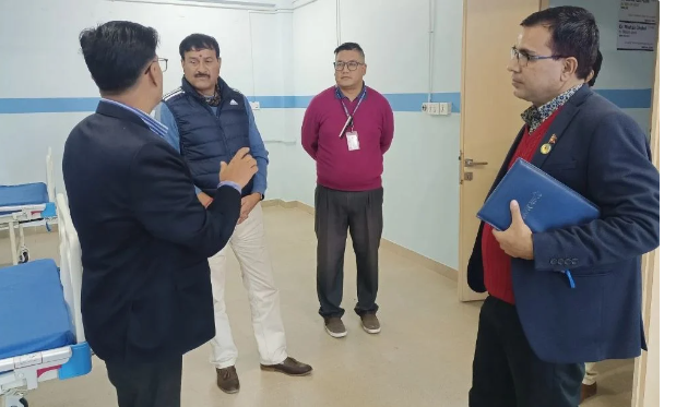 भरतपुर महानगरद्वारा निजी अस्पतालको अनुगमन