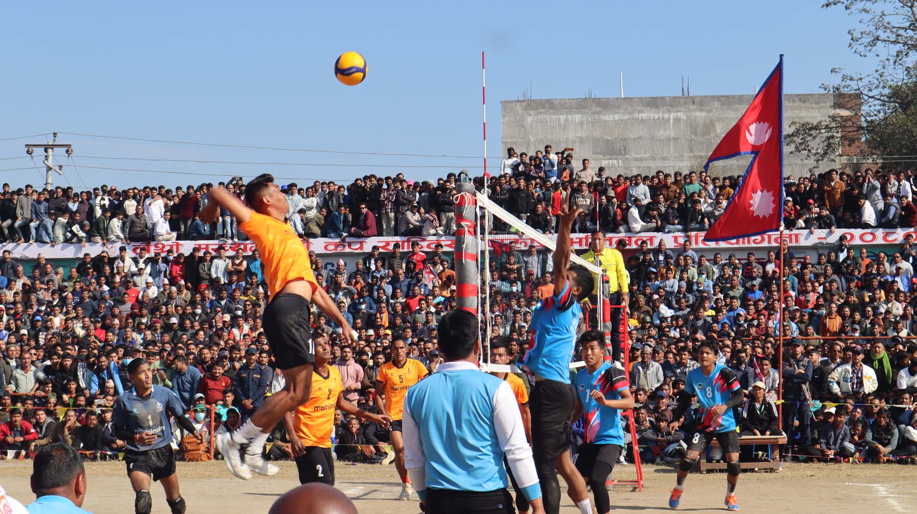 तेस्रो मुख्यमन्त्री पुरुष राष्ट्रिय भलिबलको उपाधि एपीएफलाई