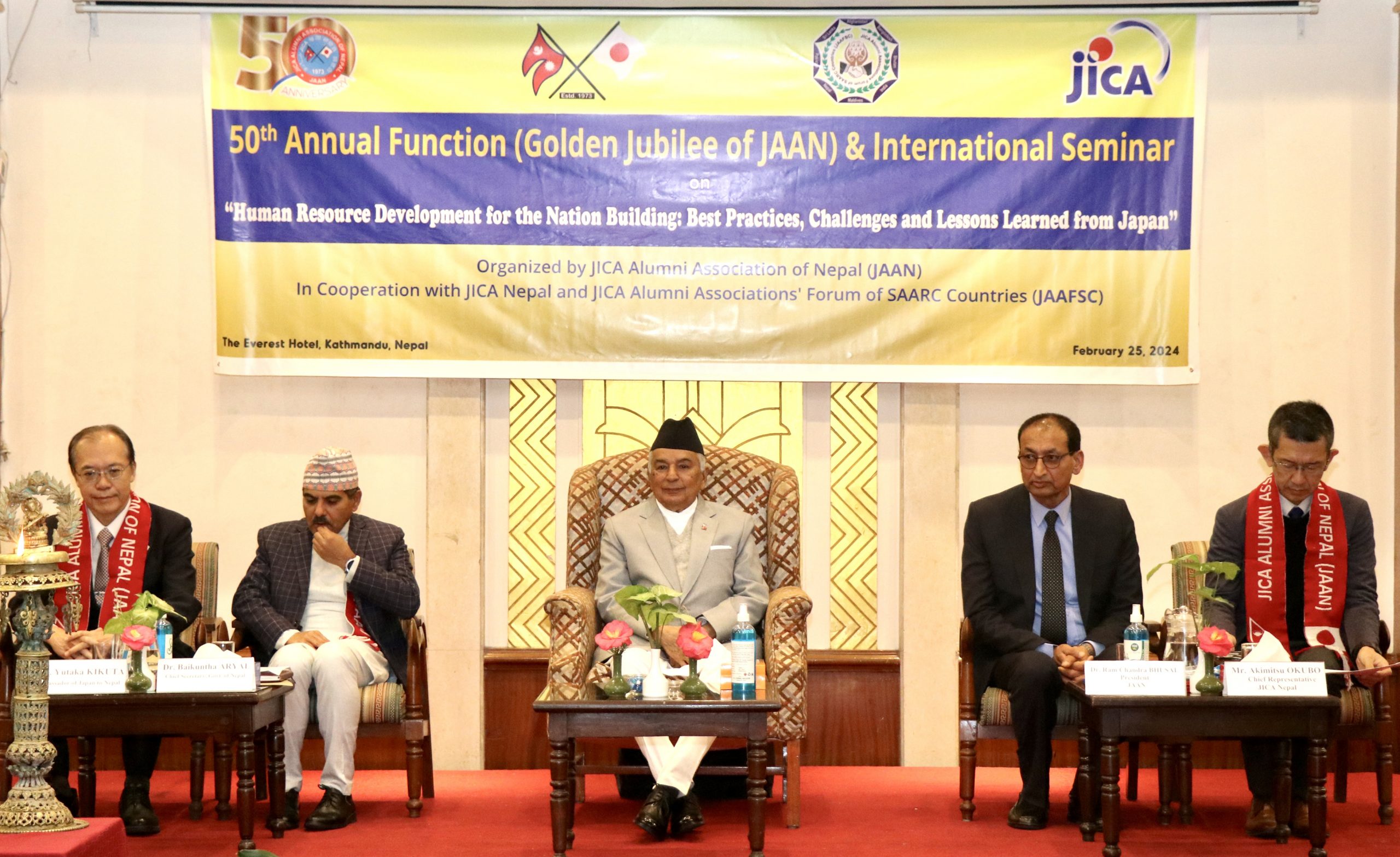 जापान नेपालको हितैषी मित्र र भरपर्दो विकासको सहयात्रीः राष्ट्रपति पौडेल