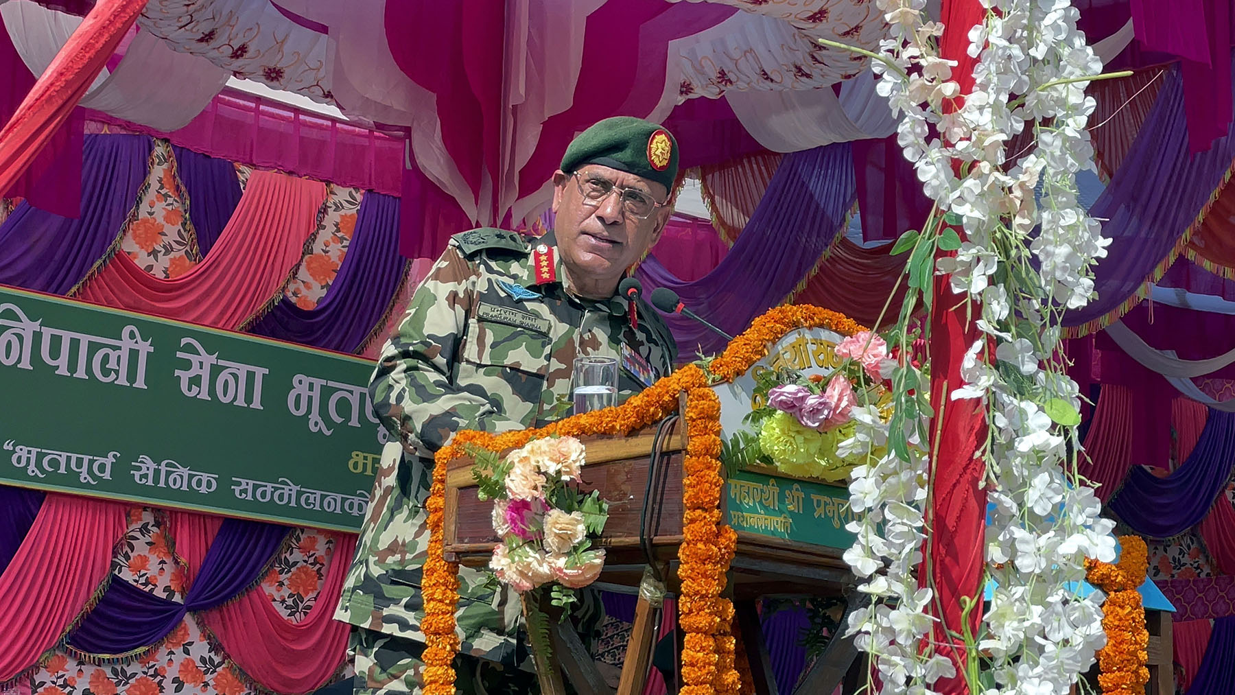 आर्थिक प्रलोभनमा परेर अरू देशको सैनिकमा भर्ना हुन नजानुस्ः प्रधानसेनापति शर्मा