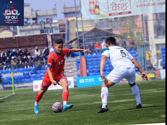 केपी ओली एफसीलाई पराजित गर्दै जाउलाखेल सेमिफाइनलमा