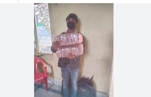 दश किलो गाँजासहित एक जना पक्राउ