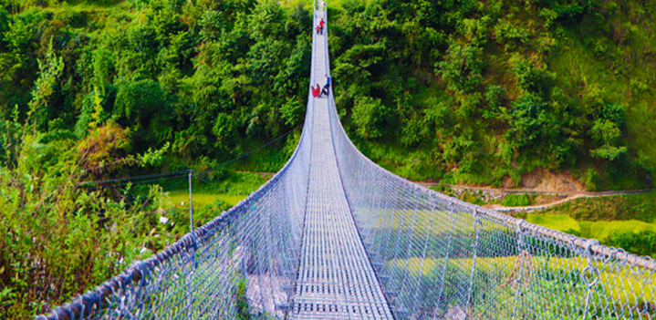 निसीखोलामा चार वर्षमा १८ झोलुङ्गे पुल निर्माण, फेरियो स्थानीयको दैनिकी