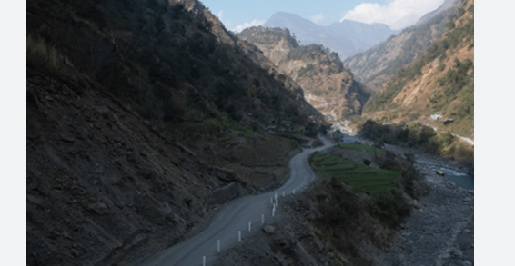 दरवाङ–धारापानी सडक स्तरोन्नति भएपछि यात्राअवधि छोटियो