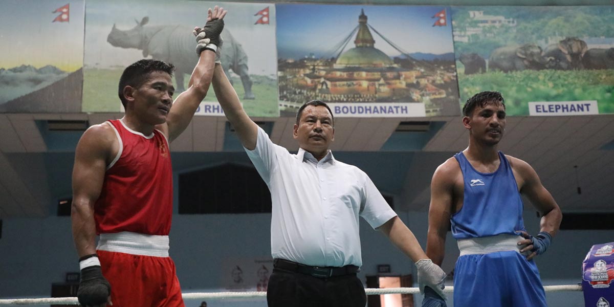 वीर गणेशमान सिंह राष्ट्रिय बक्सिङ प्रतियोगिताः भूपेन्द्र, निश्चल र खगेन्द्र सेमिफाइनलमा