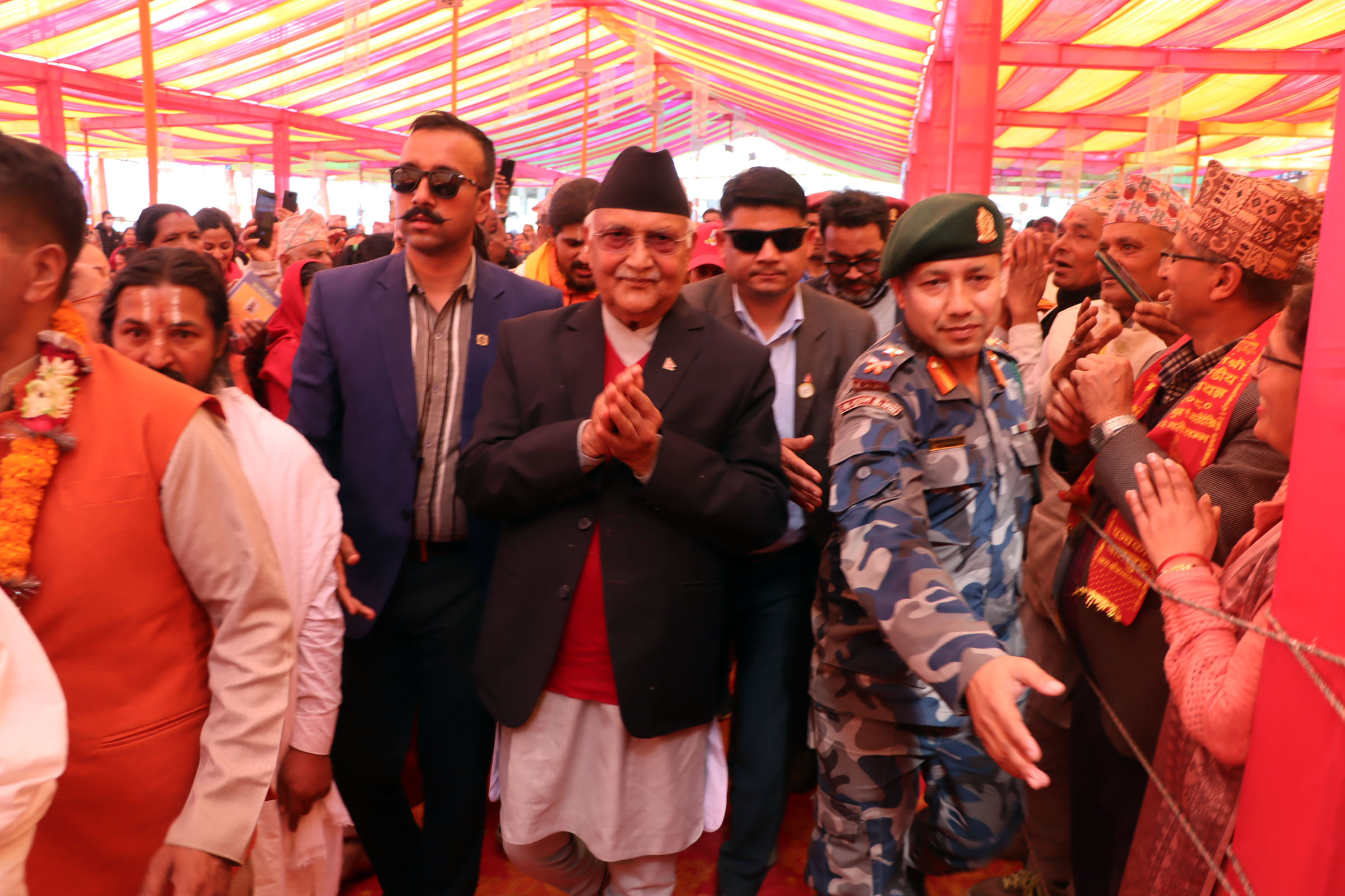 नेपालीको मनलाई धर्मले संस्थागत गर्दै एकापसमा मानवीय भावना पैदा गरेको छ – अध्यक्ष ओली