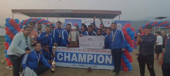 नवौँ राष्ट्रिय हेटौँडा भेट्रान्सको उपाधि बानेश्वरलाई