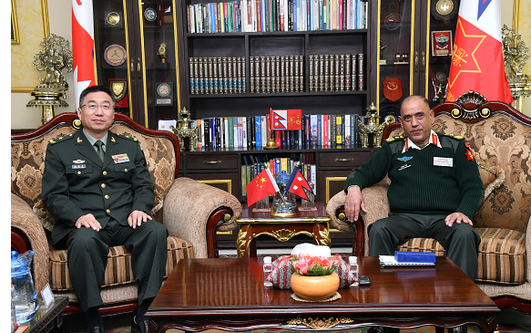 प्रधानसेनापतिसँग जनमुक्ति सेनाका उपप्रमुखको भेट