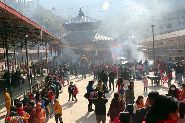डोलेश्वरमा ३८ दिने मेला समापन, चार लाख बढी भक्तजनले गरे दर्शन, ८५ लाख सङ्कलन