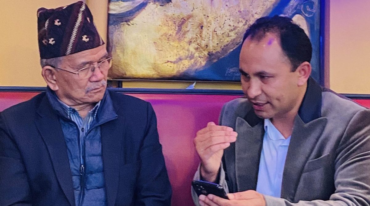 ललितपुर महानगरपालिका प्रमुख महर्जन र न्यूयोर्कका पर्यटन प्रवर्द्धक श्रेष्ठबीच भेटवार्ता
