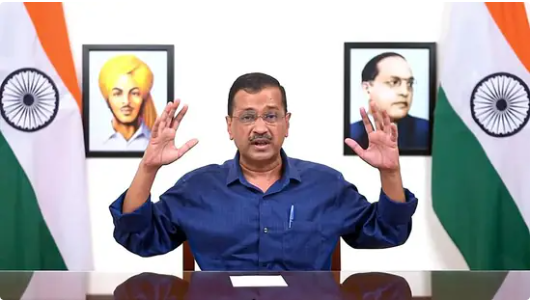 दिल्लीका मुख्यमन्त्री केजरीवाल जेलमा हाजिर हुँदै
