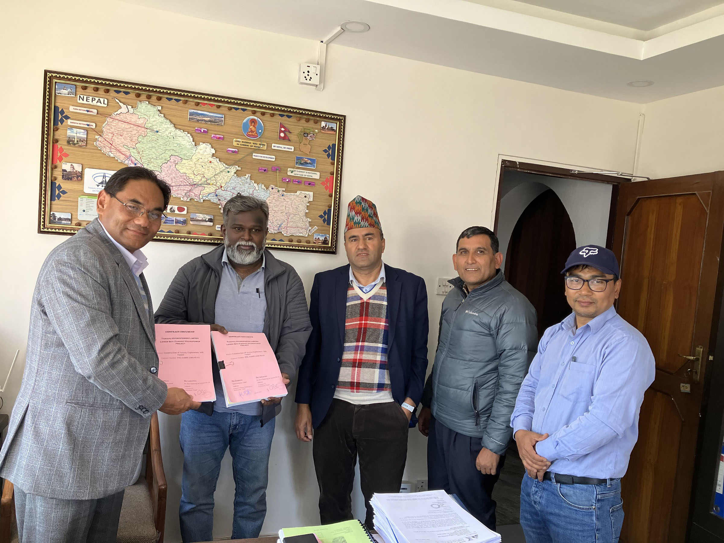 १२६ मेगावाटको तल्लो सेतीको अनुसन्धनात्मक अडिट सुरुङका लागि सम्झौता