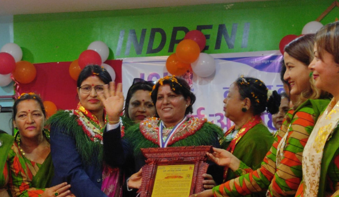 ‘उत्कृष्ट नारी सम्मान’सहित प्रथम ओलम्पियन धावक रावतलाई अभिनन्दन