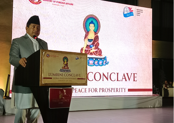 लुम्बिनी बुद्ध जन्मस्थल मात्र नभई बौद्ध दर्शनको उद्गमस्थल हो: उपप्रधानमन्त्री श्रेष्ठ