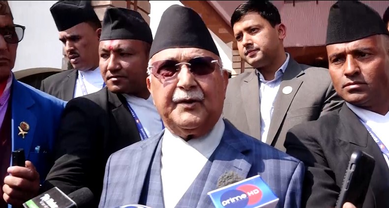 गृहमन्त्रीमाथि छानबिन गर्न संसदीय समिति गठन गर्नुपर्ने कांग्रेसको माग अनावश्यक रहेको अध्यक्ष ओलीको टिप्पणी